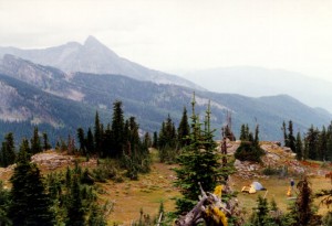 Ibex Peak from Vimy Ridge