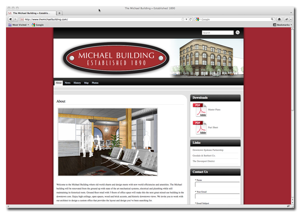 Michael Building Website