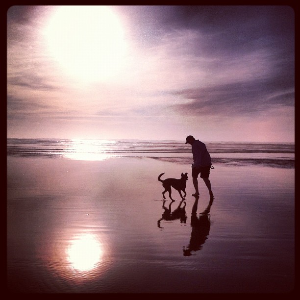 Our first anniversary. Seaside Oregon