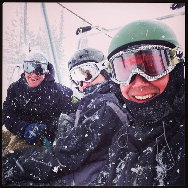 EPIC powder day at Schweitzer. Unbelievable.