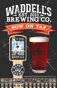 Waddell's Mt Spokane Lost Woods Winter Ale 11"x17" Poster