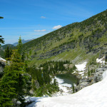 Copper Lake from Milwaukee Pass.